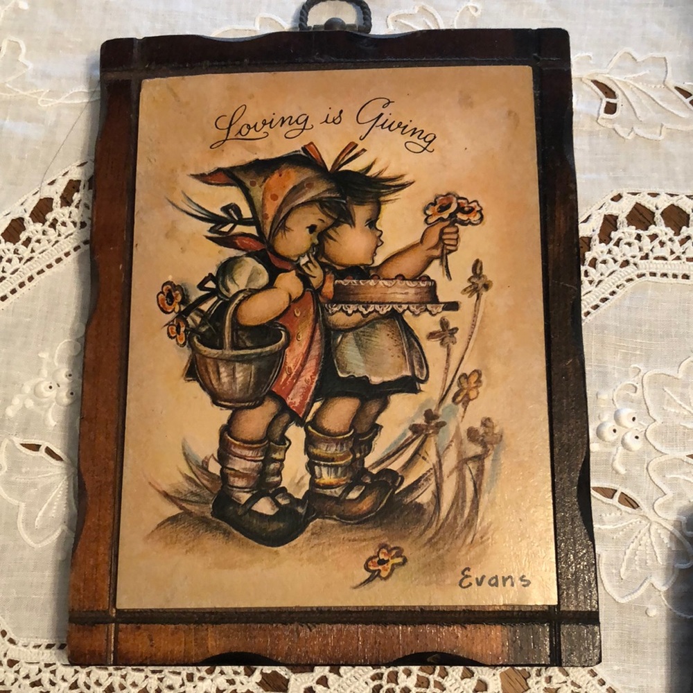 Evans plaque Hummel picture